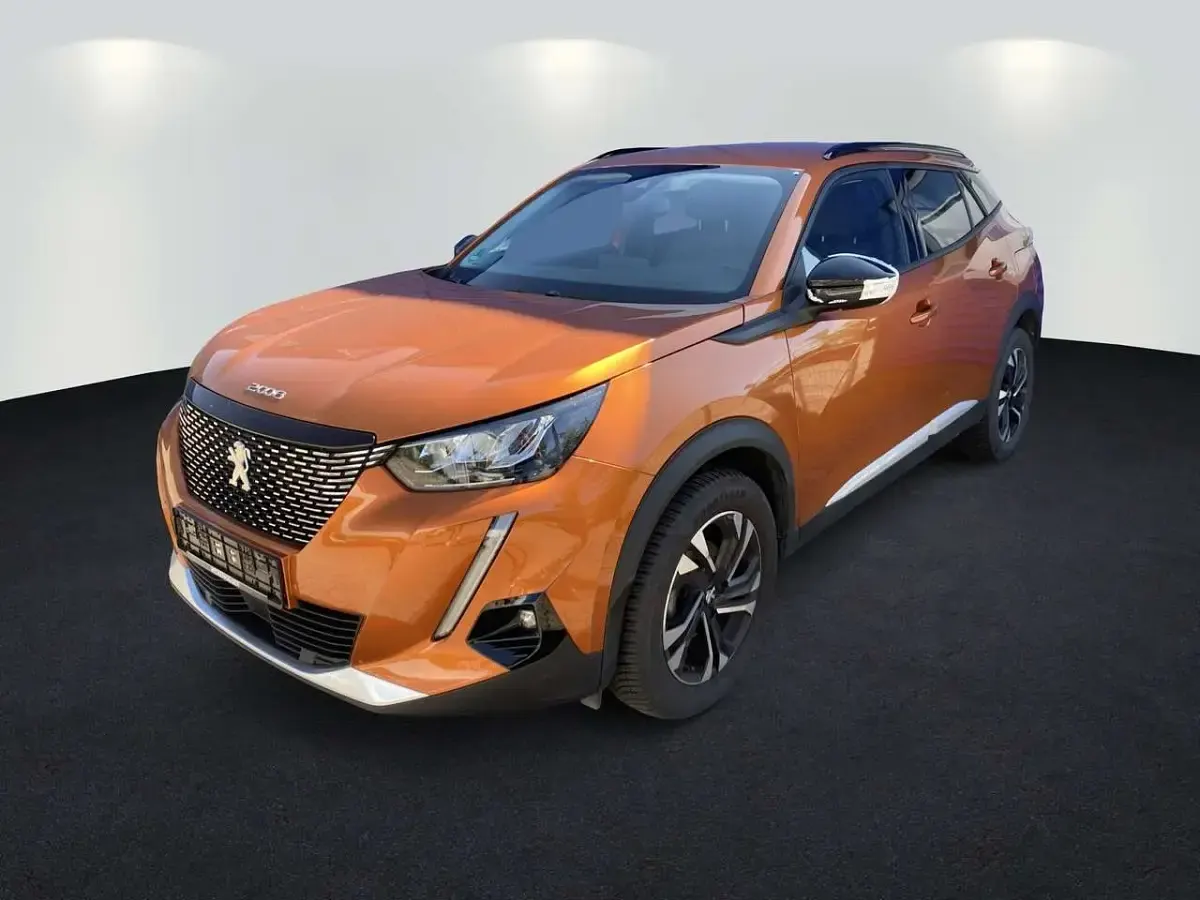 Gebraucht Peugeot 2008 Allure 101 PS (74 kW) 2022 Orange SUV