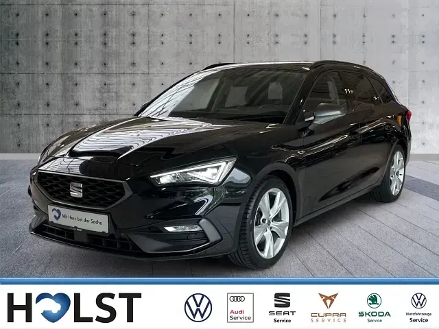 Gebraucht Seat Leon FR 110 PS (80 kW) 2024 Mitternachtsschwarz Kombi
