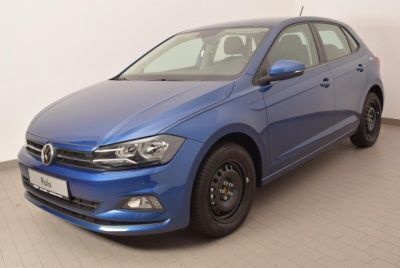 Blau metallic Gebraucht 2019 VW Polo Comfortline Limousine | 17.959 € (Teuer) - Bild 1/4
