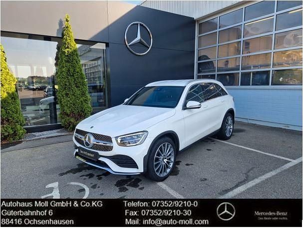 Weiß Gebraucht 2021 Mercedes GLC220 AMG SUV | 41.300 € (Teuer) - Bild 1/4