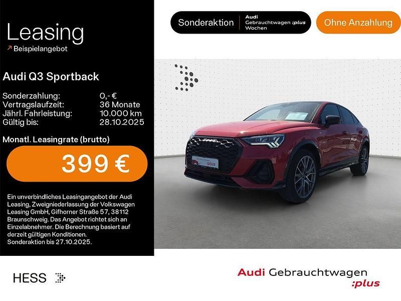 Rot Gebraucht 2024 Audi Q3 Sportback S-Line SUV | 49.679 € (Etwas zu teuer) - Bild 1/4