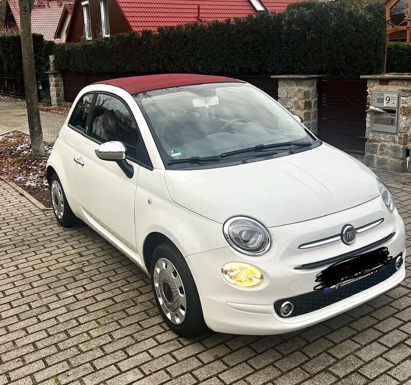 Weiß Gebraucht 2017 Fiat 500C Mirror Cabrio | 8.200 € (Guter Preis) - Bild 1/4