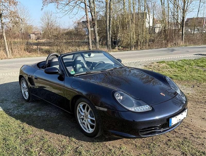 Gebraucht Porsche Boxster 228 PS (167 kW) 2002 Blau Cabrio
