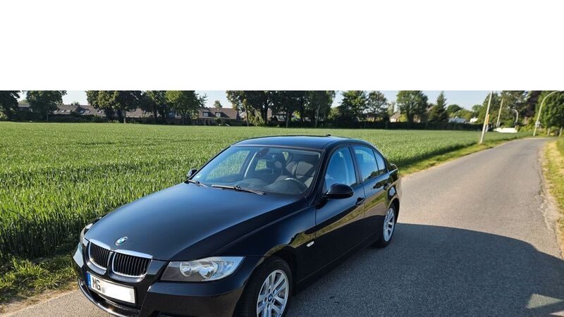 Schwarz Gebraucht 2007 BMW 318 Sport Line Limousine | 5.000 € (Guter Preis) - Bild 1/4