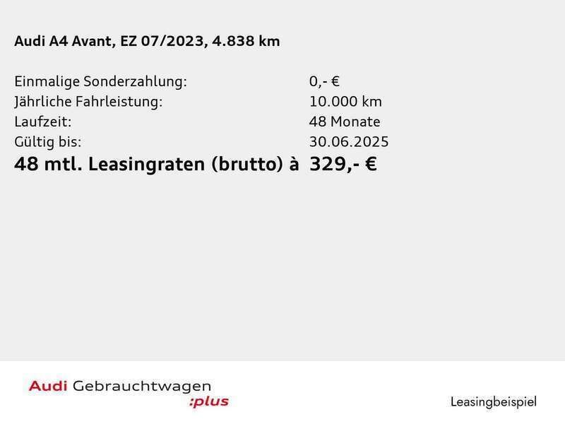 Gebraucht Audi A4 Ambiente 150 PS (110 kW) 2023 Grau Kombi