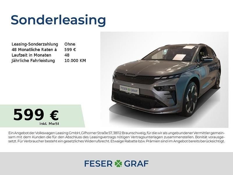 Grau (graphitegrau) Neu 2026 Skoda Enyaq iV RS SUV | 59.370 € (Fairer Preis) - Bild 1/4