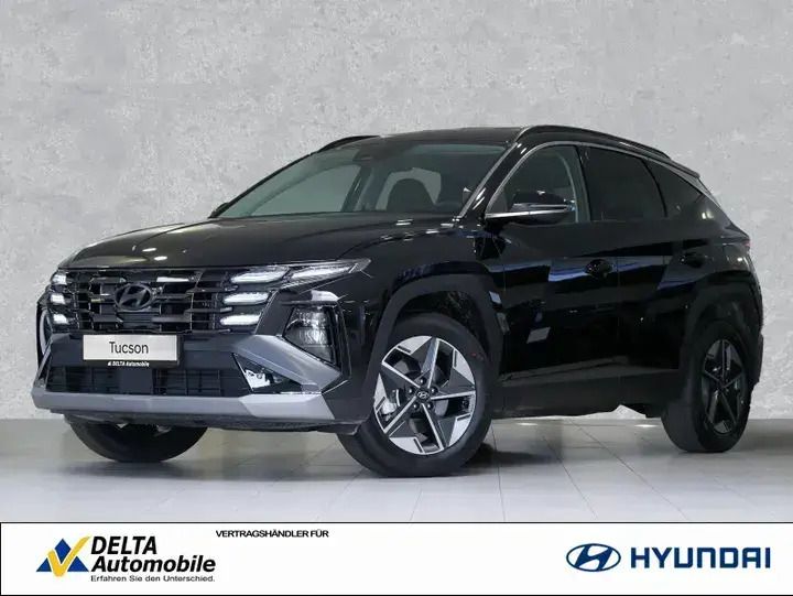 Abyss black metallic Neu 2025 Hyundai Tucson Trend SUV | 31.370 € (Superpreis) - Bild 1/4