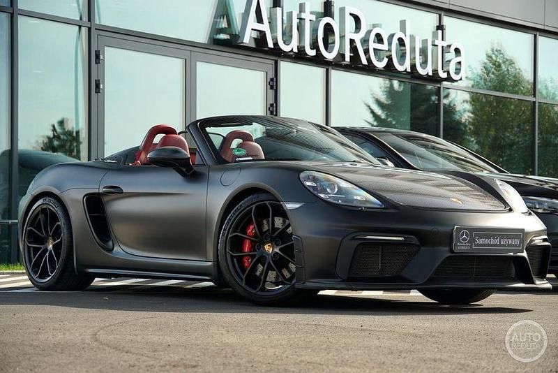 Schwarz Gebraucht 2021 Porsche Boxster Spyder Cabrio | 123.800 € - Bild 1/4
