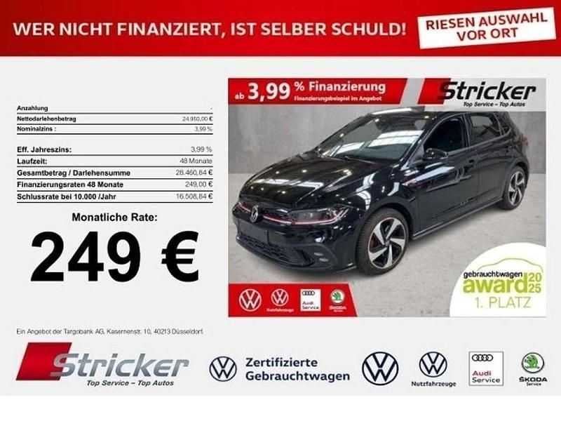 Schwarz Gebraucht 2024 VW Polo GTI Kleinwagen | 24.949 € (Fairer Preis) - Bild 1/3
