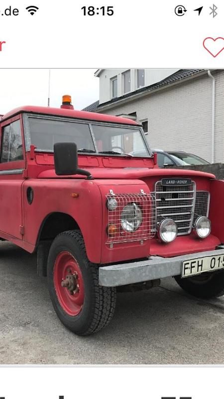 Gebraucht Land Rover 3 70 PS (51 kW) 1973 Rot SUV