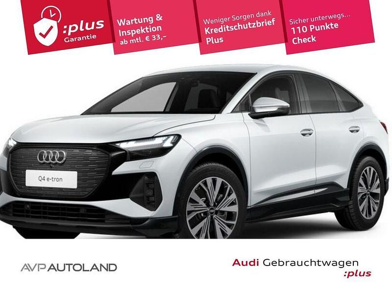 Weiß Gebraucht 2022 Audi Q4 Sportback e-tron Sport SUV | 31.635 € (Fairer Preis) - Bild 1/4