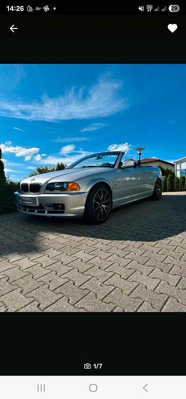 Grau Gebraucht 2003 BMW 318 Cabriolet Cabrio | 5.400 € (Fairer Preis) - Bild 1/4