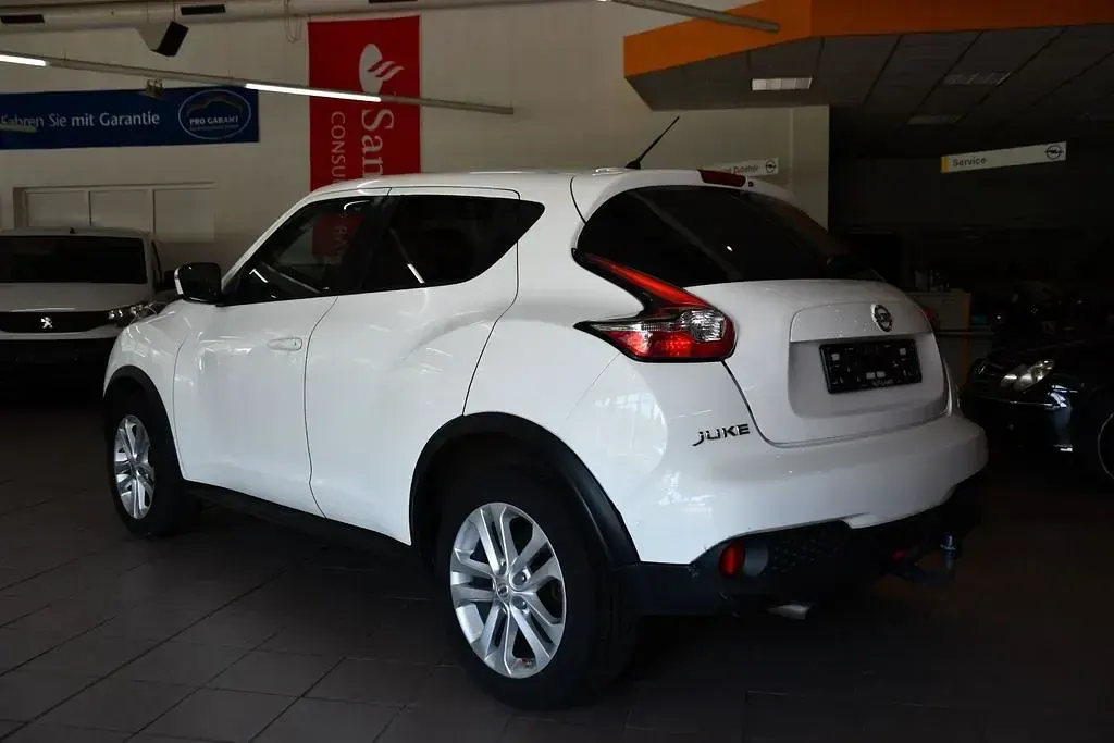 Gebraucht Nissan Juke Acenta 116 PS (85 kW) 2014 Weiß SUV