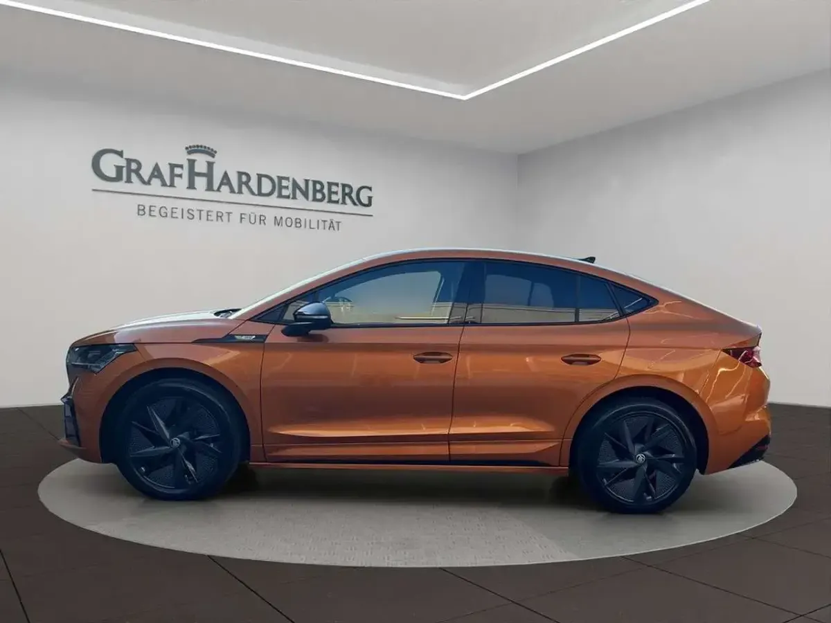 Gebraucht Skoda Enyaq iV RS 219 kW (299 PS) 2023 Orange SUV
