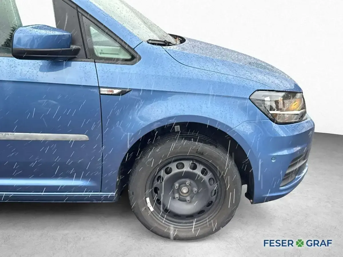Gebraucht VW Caddy 150 PS (110 kW) 2019 Acapulcoblau metallic Van / Kleinbus