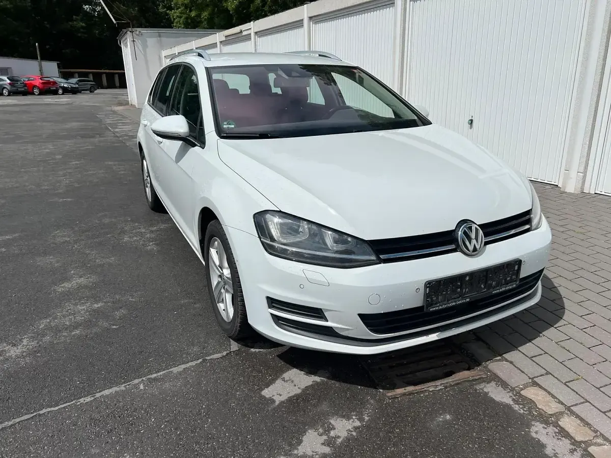 Gebraucht VW Golf VII 110 PS (80 kW) 2014 Weiß Kombi