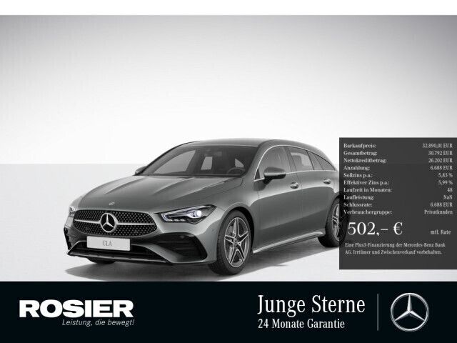 Grau / mountaingrau Gebraucht 2024 Mercedes CLA200 Shooting Brake Advanced Plus Kombi | 32.890 € (Guter Preis) - Bild 1/4