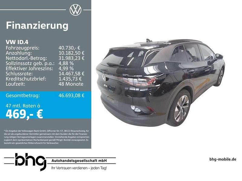 Grenadillschwarz metallic Gebraucht 2025 VW ID.4 Pro SUV | 40.730 € (Fairer Preis) - Bild 1/2
