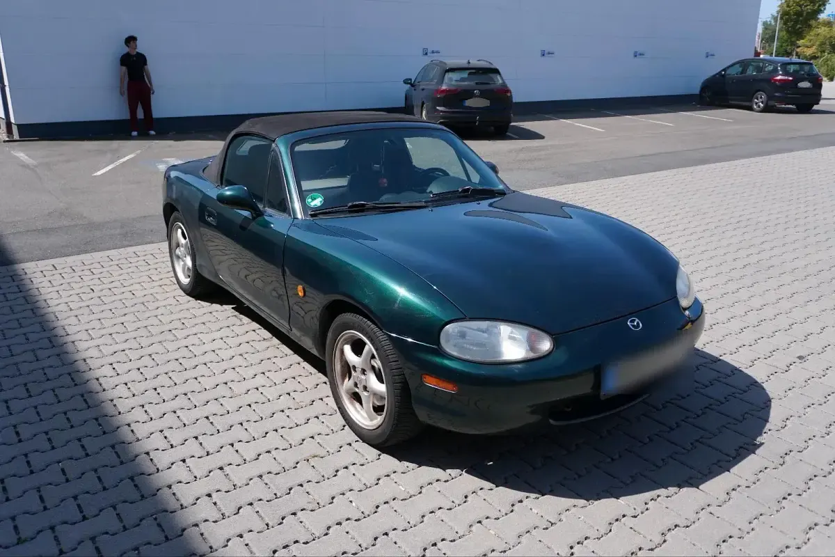 Gebraucht Mazda MX5 110 PS (80 kW) 2000 Grün Cabrio