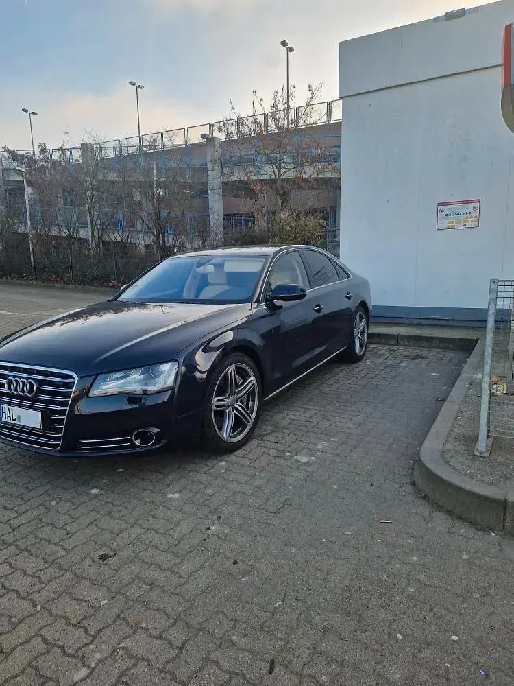 Brugt Audi A8 Comfort 351 HK (258 kW) 2010 Blå Sedan