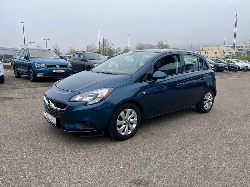 Gebraucht Opel Corsa Edition 90 PS (66 kW) 2017 Blau Limousine