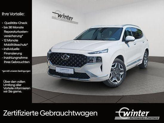 Weiß Gebraucht 2022 Hyundai Santa Fe Signature SUV | 27.480 € (Superpreis) - Bild 1/4
