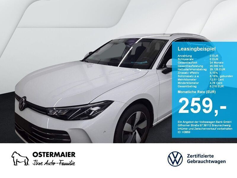 Oryxweiß perlmutteffekt Gebraucht 2024 VW Passat Business Kombi | 29.455 € (Superpreis) - Bild 1/4