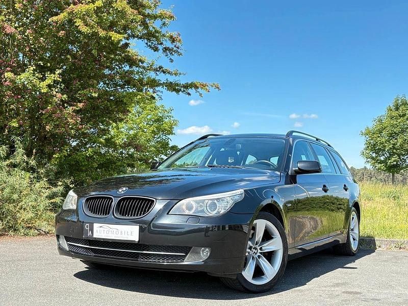 Schwarz Gebraucht 2008 BMW 523 Advantage Kombi | 3.690 € (Guter Preis) - Bild 1/4