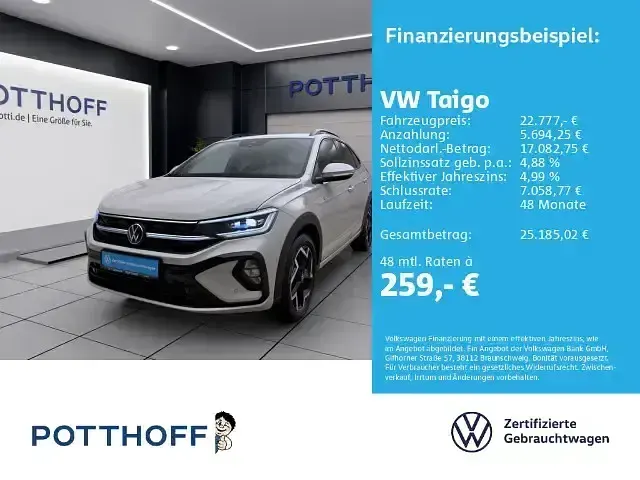 Gebraucht VW Taigo R-line 116 PS (85 kW) 2025 SUV