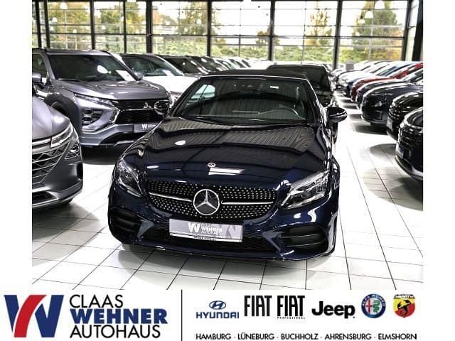 Blau Gebraucht 2020 Mercedes C200 Sport Cabrio | 36.800 € (Guter Preis) - Bild 1/4