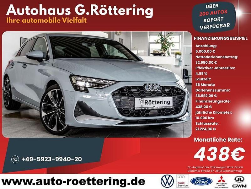 Grau Gebraucht 2024 Audi A3 S-Line Limousine | 37.980 € (Teuer) - Bild 1/4