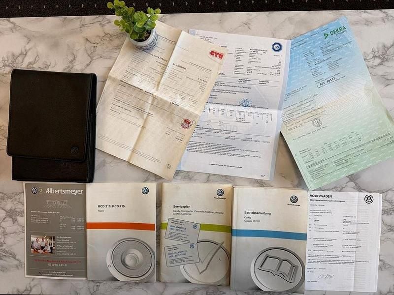 Gebraucht VW Caddy 75 PS (55 kW) 2014 Weiß Van / Kleinbus