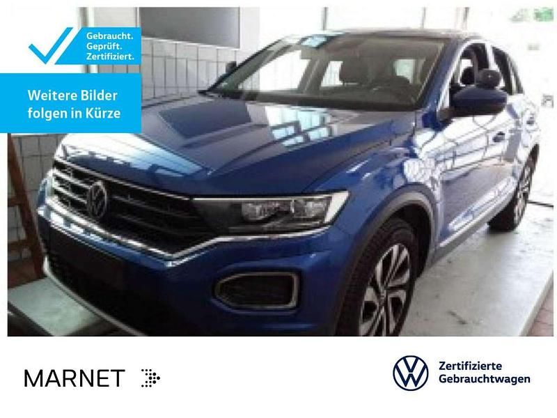 Ravennablau metallic Gebraucht 2021 VW T-Roc Active SUV | 19.930 € (Guter Preis) - Bild 1/2