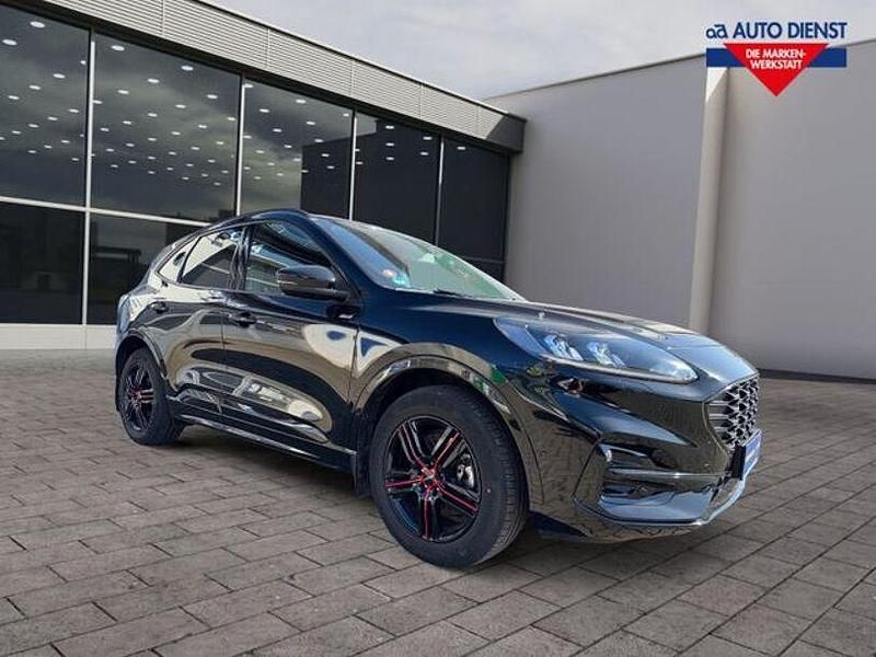 Obsidianschwarz metallic (metallic) Gebraucht 2021 Ford Kuga ST-Line SUV | 26.200 € (Fairer Preis) - Bild 1/4