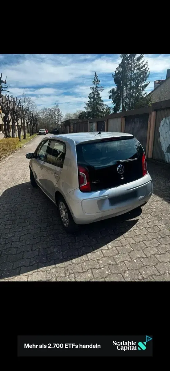Gebraucht VW up! 60 PS (44 kW) 2013 Silber Kleinwagen