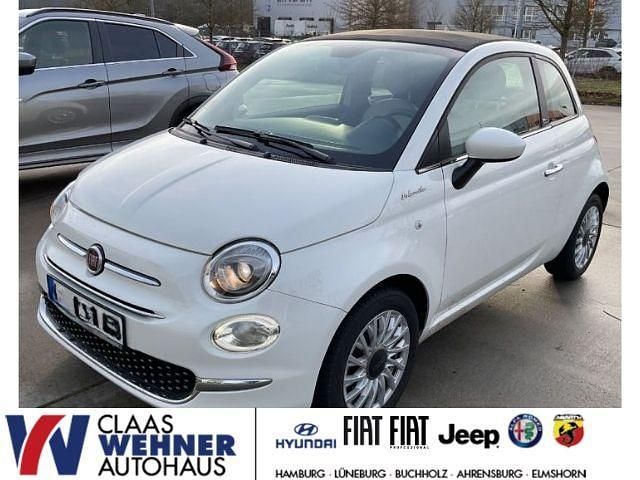 Gelato weiss) (weiss Gebraucht 2021 Fiat 500C Dolcevita Cabrio | 12.900 € (Guter Preis) - Bild 1/4