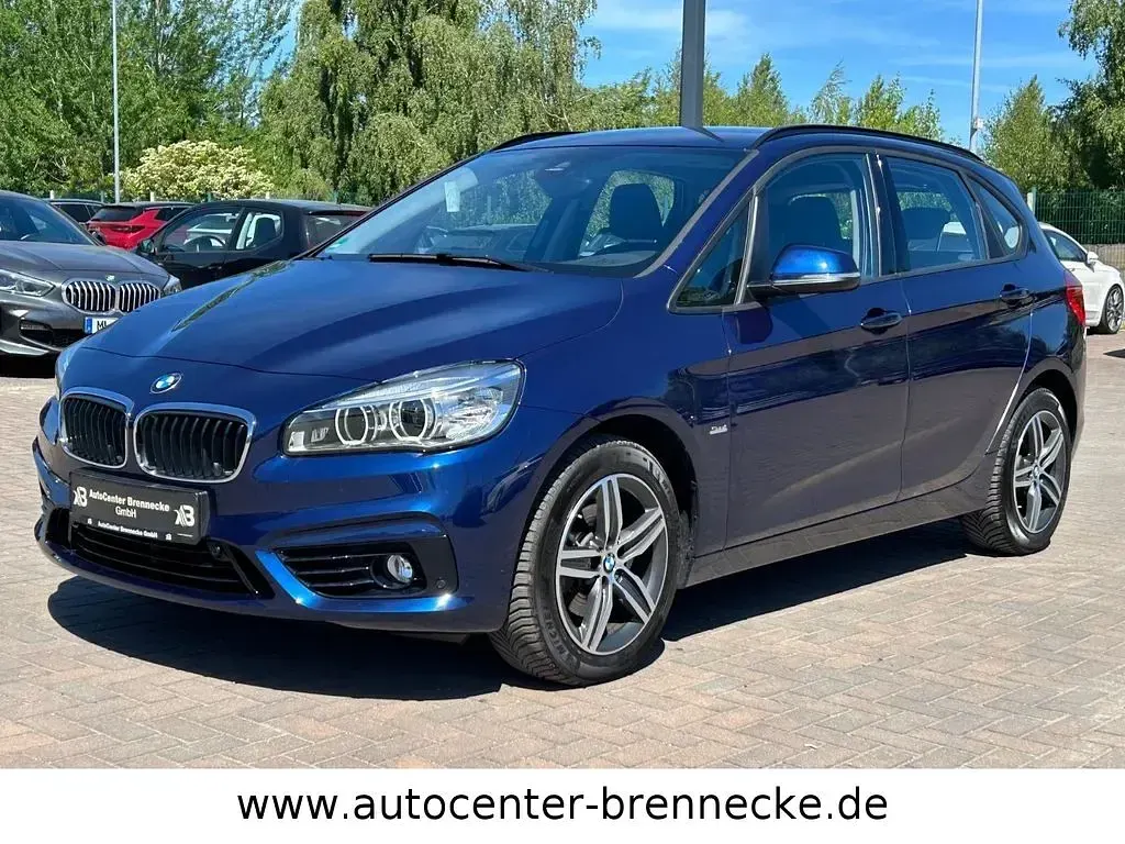 Gebraucht BMW 220 Active Tourer Sport Line 192 PS (141 kW) 2017 Blau Van / Kleinbus
