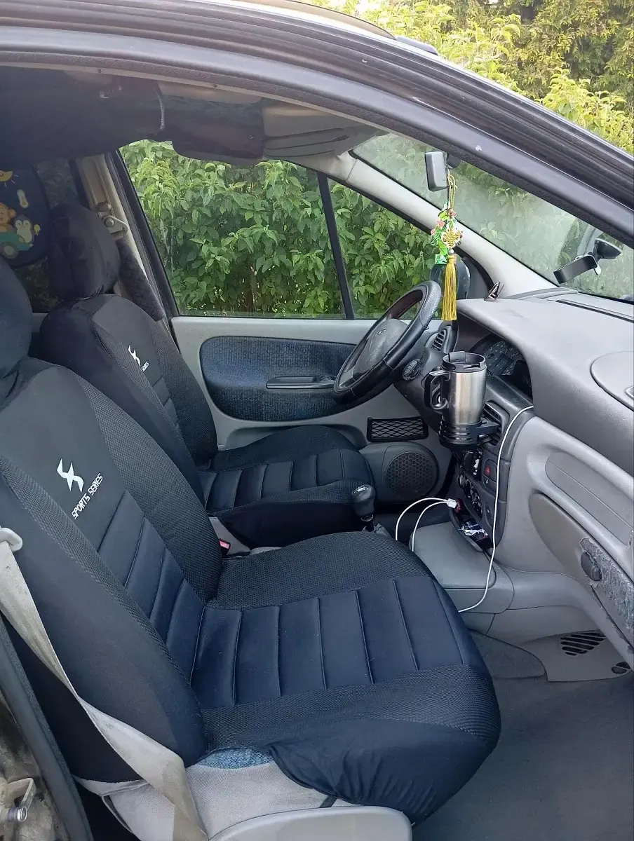 Gebraucht Renault Scénic 107 PS (78 kW) 2003 Schwarz Van / Kleinbus
