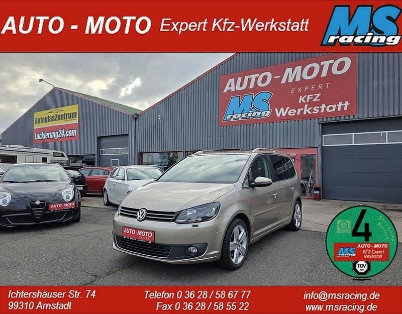 Beige Gebraucht 2014 VW Touran Cup Van / Kleinbus | 8.490 € (Superpreis) - Bild 1/4