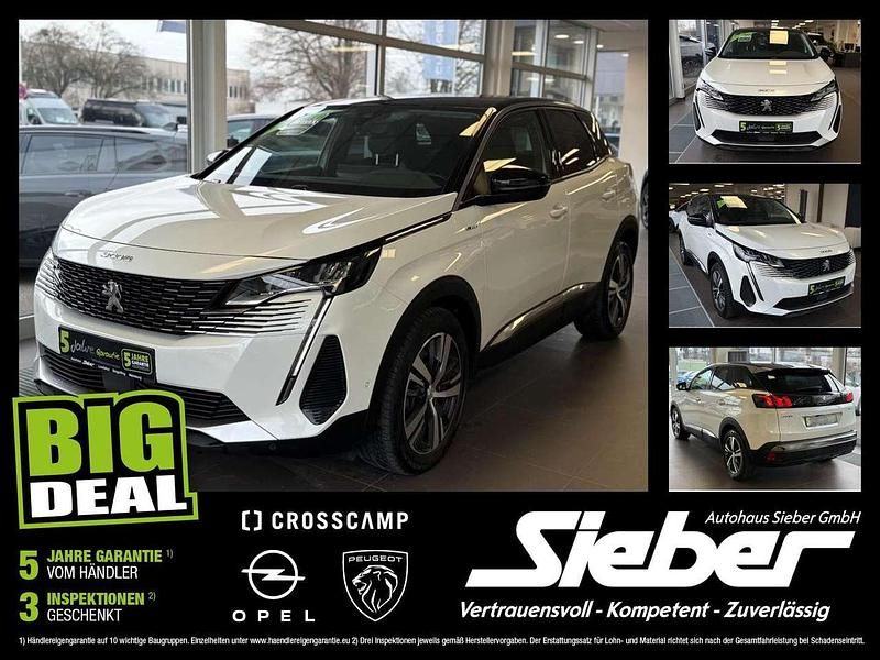 Gebraucht Peugeot 3008 Allure 224 PS (164 kW) 2022 Lack weiss perlglänzend/metall SUV
