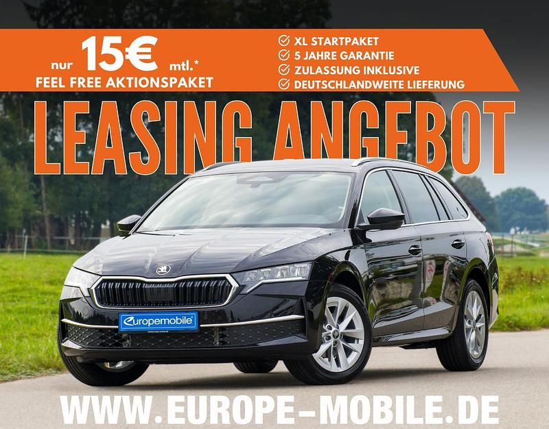 Neu Skoda Octavia Easy 150 PS (110 kW) 2025 Graphitegrau metallic/grau Kombi