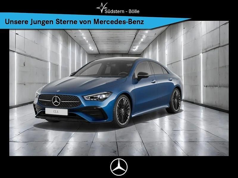 Metalliclack spektralblau (metallic) Gebraucht 2024 Mercedes CLA220 AMG Limousine | 42.990 € (Teuer) - Bild 1/4