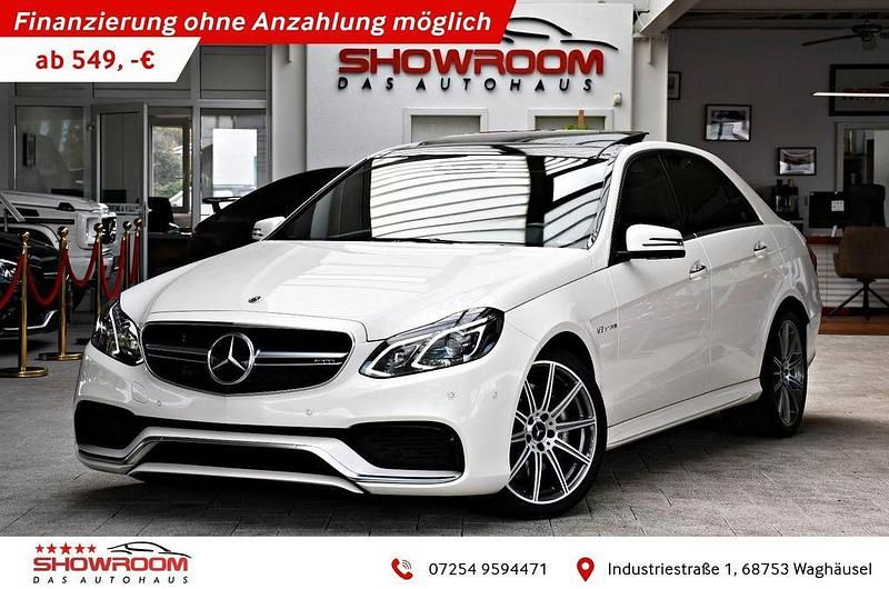 Weiß diamantweiß perlmutt metallic Gebraucht 2013 Mercedes E63 AMG AMG Limousine | 49.750 € (Teuer) - Bild 1/4