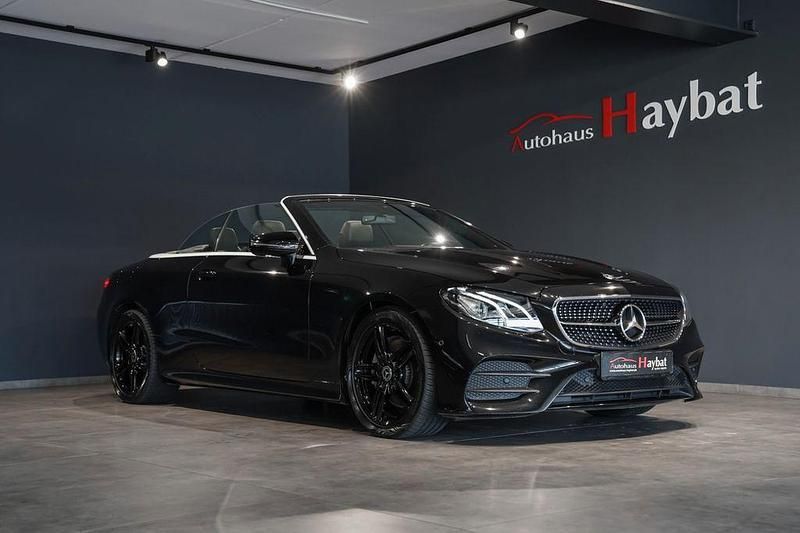 Schwarz Gebraucht 2020 Mercedes E220 AMG Cabrio | 39.850 € (Fairer Preis) - Bild 1/4