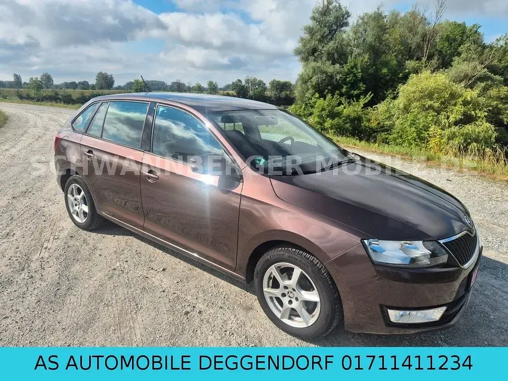 Gebraucht Skoda Rapid Ambition 90 PS (66 kW) 2016 Braun Kleinwagen