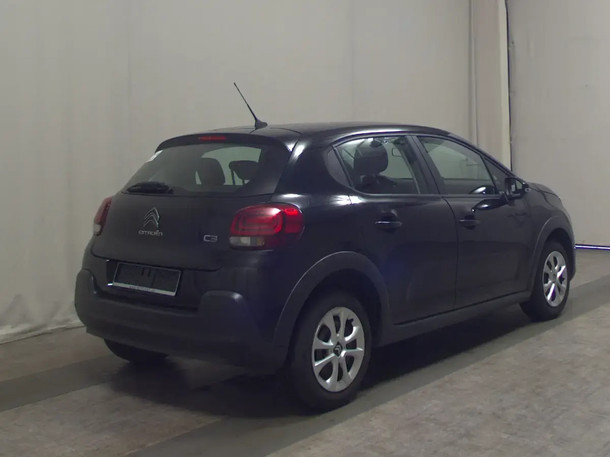 Usado Citroën C3 PureTech 82 CV (60 kW) 2020 Negro Utilitario