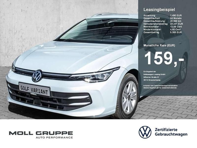 Crystal ice blue metallic Neu 2025 VW Golf VIII Life Kombi | 26.700 € (Guter Preis) - Bild 1/4