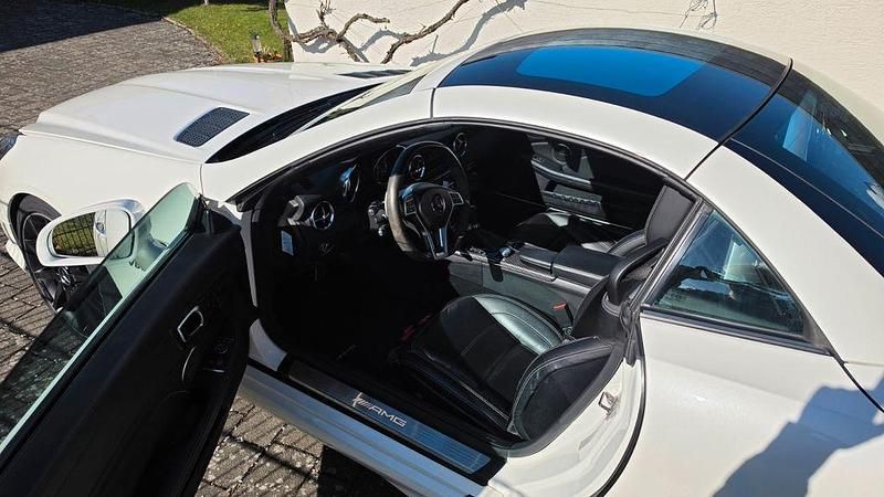 Gebraucht Mercedes SLK55 AMG AMG 421 PS (309 kW) 2014 Weiß Cabrio