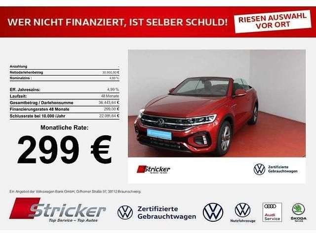 Gebraucht 2024 VW T-Roc Cabriolet R-line Cabrio | 30.950 € (Superpreis) - Bild 1/4