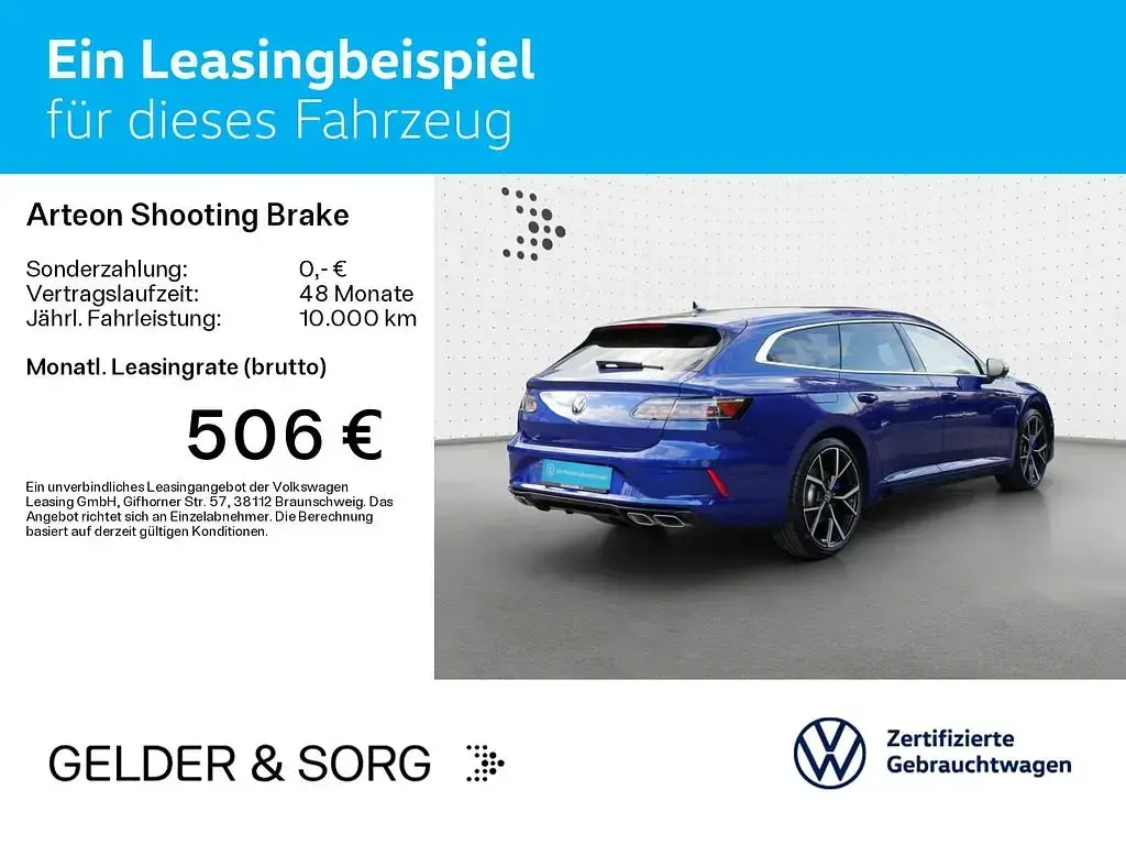 Gebraucht VW Arteon R 320 PS (235 kW) 2024 Lapiz blue metallic Kombi